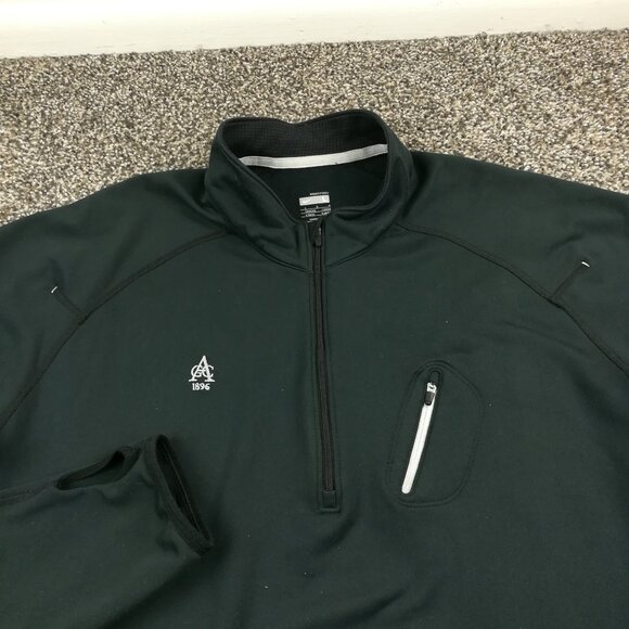 Nike Aronimink Golf Club Jacket Performance 1/4 Zip Pullover Mens Large *Flaw